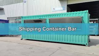 19ft shipping container restaurant [upl. by Dhumma]