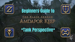 Final Fantasy 14 The Amdapor Keep Dungeon Walkthrough [upl. by Haseefan]