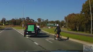 Driver cuts off and hits cyclist  Canberra ACT [upl. by Ioab63]