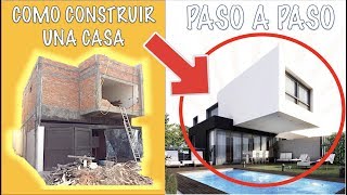 Como construir una casa PASO A PASO [upl. by Aitnas]