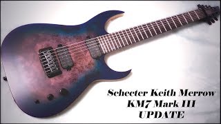 BEST 7 STRING GUITAR SCHECTER Keith Merrow KM7 MKIII BLC SOUND DEMO OILID [upl. by Lani]