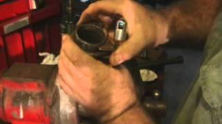 how to shrink amp contract a exhaust pipe to fit inside another [upl. by Cassy]