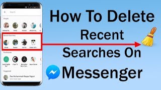 How To Delete Recent Searches On Messenger [upl. by Reemas25]