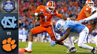 Clemson vs North Carolina ACC Football Championship Game Highlights 2015 [upl. by Ly73]