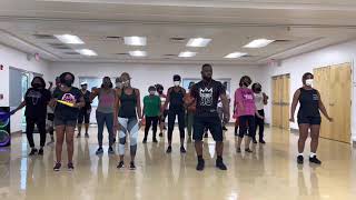 PRESSURE 305 LINE DANCE by the Miami Gardens DropNJam Steppers Ari Lennox [upl. by Ailimat]