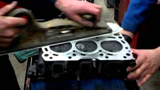 Cleaning head gasket surfaces [upl. by Gobert356]