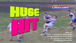 Huge Hit  BLGFA Round 16 Angaston Vs South Gawler [upl. by Burroughs]