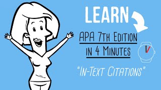 How To CITE InText Citations in 4 Minutes  APA 7th Edition [upl. by Nosoj84]