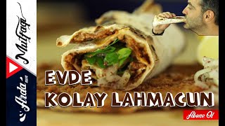 Evde Kolay Lahmacun Nasıl Yapılır  Lahmacun Tarifi  Ardanın Mutfağı [upl. by Karna]