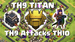 TH9 Defenses in Titan  over 4400  Clash of Clans [upl. by Nitsreik10]