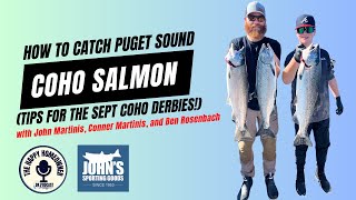 How To Fish For Puget Sound Coho Salmon with John Sporting Goods and Ben Rosenbach [upl. by Mishaan]