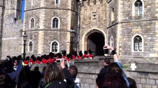 Coldstream Guards Changing the guard at Windsor Castle [upl. by Celene91]