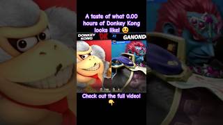 Getting 0Deathed Was Inevitable in My Zero Hours Video as Donkey Kong ssbu supersmashbros dk [upl. by Aizat]