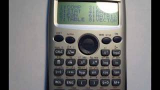 Ecuaciones con calculadora casio fx 570 ES [upl. by Efrem297]