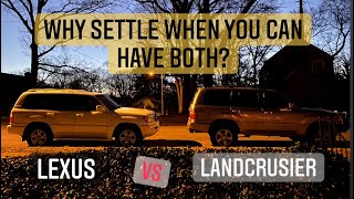 Lexus LX470 VS Toyota Land Cruiser  Why You Really Cant Go Wrong Besides The Price [upl. by Aloibaf]