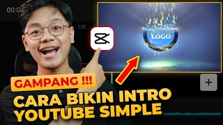 GAMPANG‼️ TUTORIAL MEMBUAT INTRO YOUTUBE DI CAPCUT  cara membuat intro logo di capcut pc [upl. by Andrej]