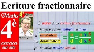 Fraction irréductible simplifiée  Comment la simplifier [upl. by Aitas791]