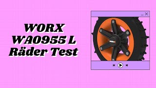 WORX WA0955 LRäder Test [upl. by Aikal907]