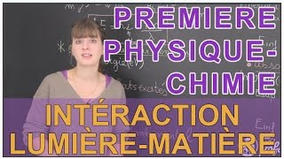 Interaction lumière  matière  PhysiqueChimie  1ère S  Les Bons Profs [upl. by Sink]