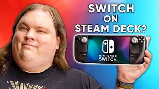 Take down this video Nintendo I dare you  Switch games on Steam Deck [upl. by Benedict]