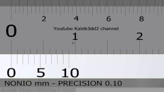 Calibrador precision 010 centesimas de mm [upl. by Nevins]