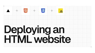 Deploying a simple website to Vercel HTML CSS JavaScript [upl. by Hsenid]