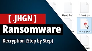 SOLVED How To Remove JHGN Virus JHGN File Recovery [upl. by Tisbee]