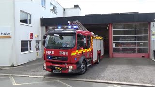 MOBILISE MOBILISE TONES Bodmin Fire Station Turnout  Cornwall FRS [upl. by Ialda198]