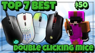 Top 7 BEST Budget Mice For Double Clicking  Minecraft Double Click Mice Under 50  2024 [upl. by Rafat]