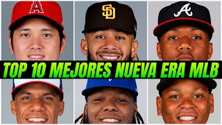 LOS 10 MEJORES PELOTERO DE LA NUEVA ERA EN GRANDES LIGASMLB [upl. by Irvin]