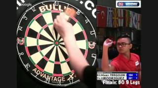 German Open 2016 Junioren Finale RustyJake Rodriguez vs Justin van Tergouw [upl. by Loveridge]