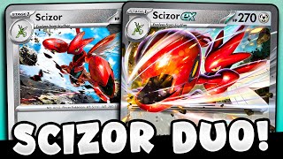 SMASH Meta Decks with BOTH Scizor Cards PTCGL [upl. by Nonnah]