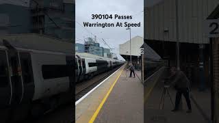 390104 Speeds Through Warrington On ECS to Preston [upl. by Sabas196]