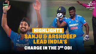 Sanju Samsons 100 amp Arshdeep Singhs 4fer Help India Win ODI Series  SA vs IND 3rd ODI Highlights [upl. by Engdahl]