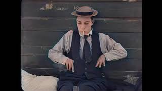 Buster Keaton  COPS 1922 EFX Colorized condensed [upl. by Raynell665]