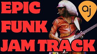 EPIC FUNK Jam Track For Guitar  Backing Track in G Minor 102 BPM [upl. by Annaira]