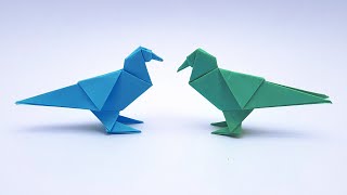 Learn How To Fold Origami Pigeon Easy  Paper Toy Pigeon Making  Handmade Paper Bird Easy Ideas [upl. by Hollander]