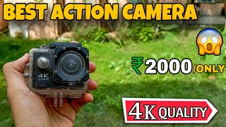 Best Action Camera Under 2000  Action Camera 4k [upl. by Tilden]