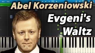 Abel Korzeniowski  Evgenis Waltz Piano Tutorial Synthesia [upl. by Leahcimrej]