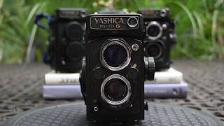 Yashica Mat 124G Twin Lens Reflex TLR Slow Turn  No Sound [upl. by Thurnau490]