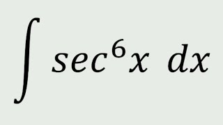 Integral of secx6 [upl. by Allit]