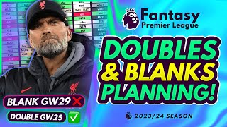 FPL GW22 WHO WILL DOUBLE amp WHO WILL BLANK 🤔  Blank Gameweek 29 Chip Strategy Explained 202324 [upl. by Columbus]