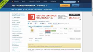 Migration de Joomla 15 vers Joomla 25 via JUpgrade [upl. by Garnet943]