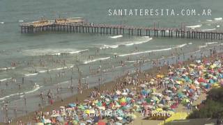 SANTA TERESITA  Santa Teresita  Verano Playa zona centro [upl. by Niwde]