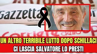 quotAddio a Salvatore Lo Presti Il Giornalismo Perde una Leggendaquot [upl. by Dehsar]