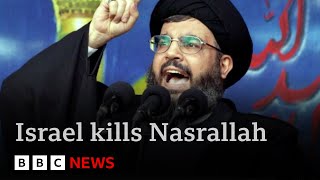 Nasrallah Assassination How Israel tracked down and killed Hezbollah leader  BBC News [upl. by Soll641]