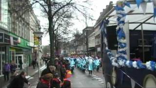 Drumband Heelsum tijdens Carnavalsoptocht Arnhem 2010mpg [upl. by Leiru]