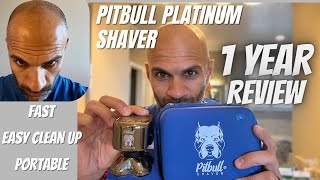 Skull Shaver Pitbull Platinum Review  1 Year Review [upl. by Shulman]