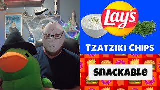 Lays Tzatziki Chips Snackable 131 [upl. by Ellerahs351]