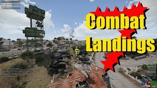 Arma 3 KOTH Best Pilot Moments Combat Landings 7 [upl. by Yragerg]